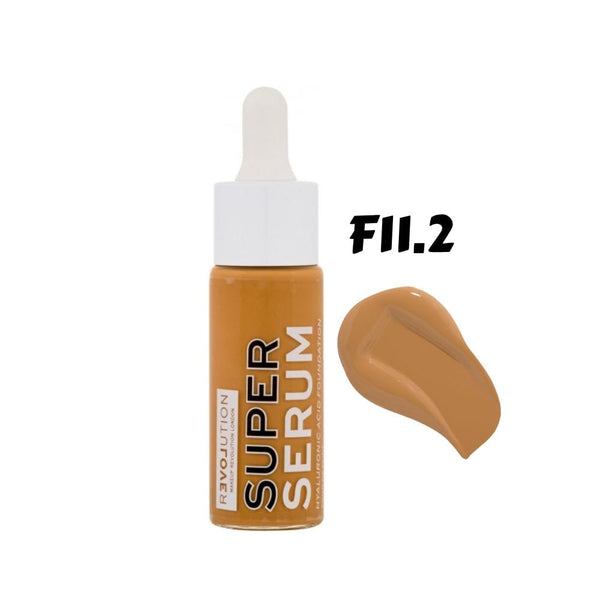 Revolution Super Serum Foundation Cream F11.2 25ml Hyaluronic Acid