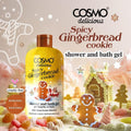 Cosmo Spicy Ginger Cookie Shower Gel - 500ml