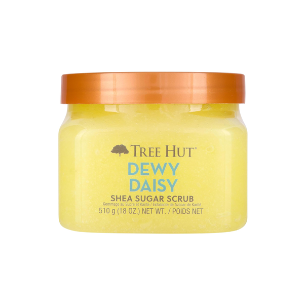 Tree Hut Shea Sugar Body Scrub, Dewy Daisy, Exfoliating, 510ml