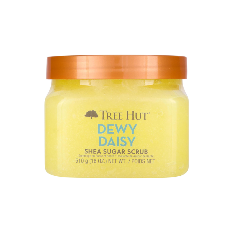 Tree Hut Shea Sugar Body Scrub, Dewy Daisy, Exfoliating, 510ml