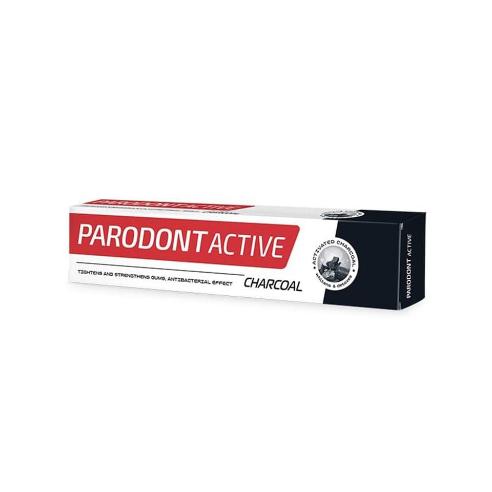 Parodont Toothpaste Activated Charcoal Whitening Deep Clean Fresh Breath 75ml