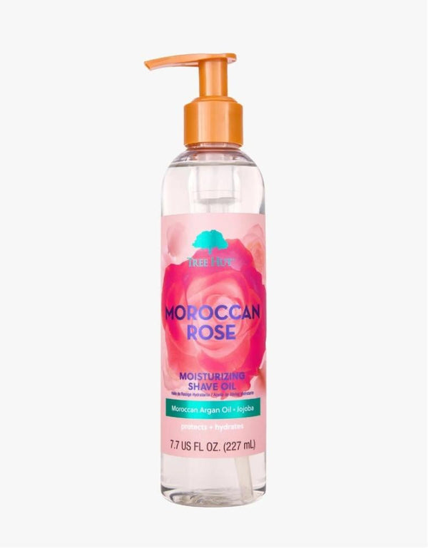 Moroccan Rose Shave Oil Moisturizing Sensitive Skin Tree Hut 227ml