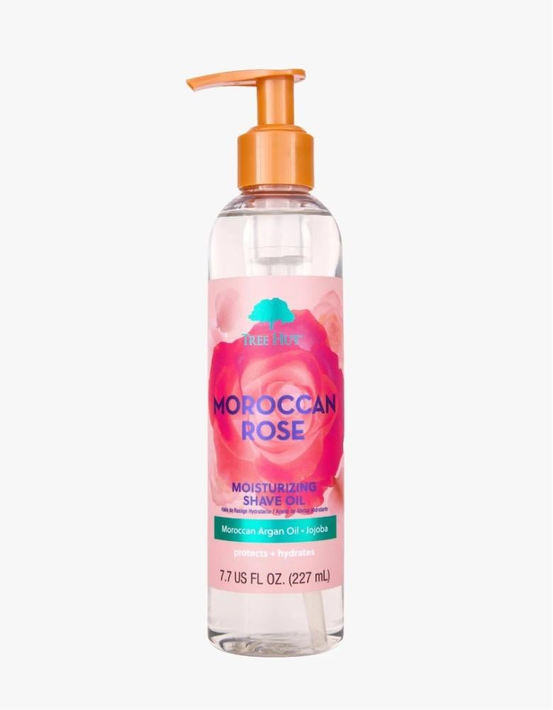 Moroccan Rose Shave Oil Moisturizing Sensitive Skin Tree Hut 227ml