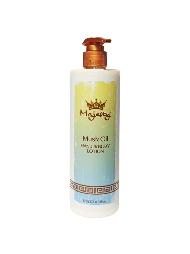 Majesty Hand and Body Lotion with Musk Oil - 355ml