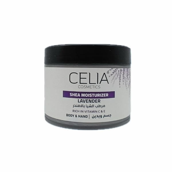 Celia Shea Butter Moisturizer with Lavender for Face & Body, 300g