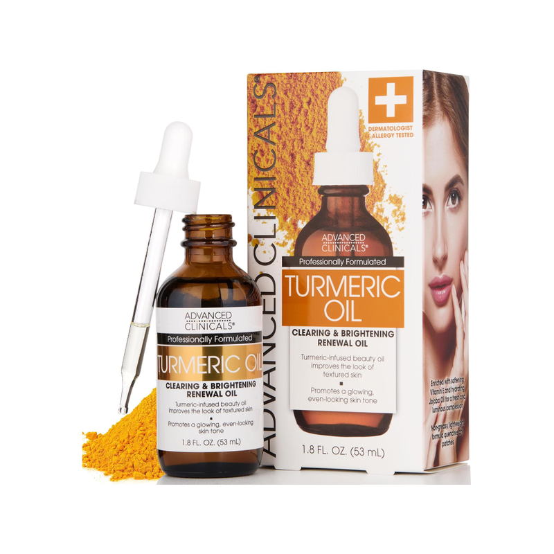 Advanced Clinicals Turmeric Oil Dark Spot Corrector for Brighter Skin, 52ml