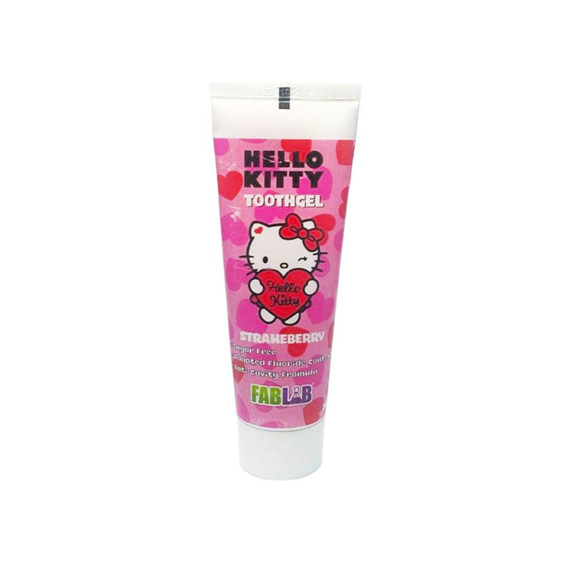 Tooth Numbing Gel Strawberry Kids Sugar-Free Fluoride Fablab 75ml