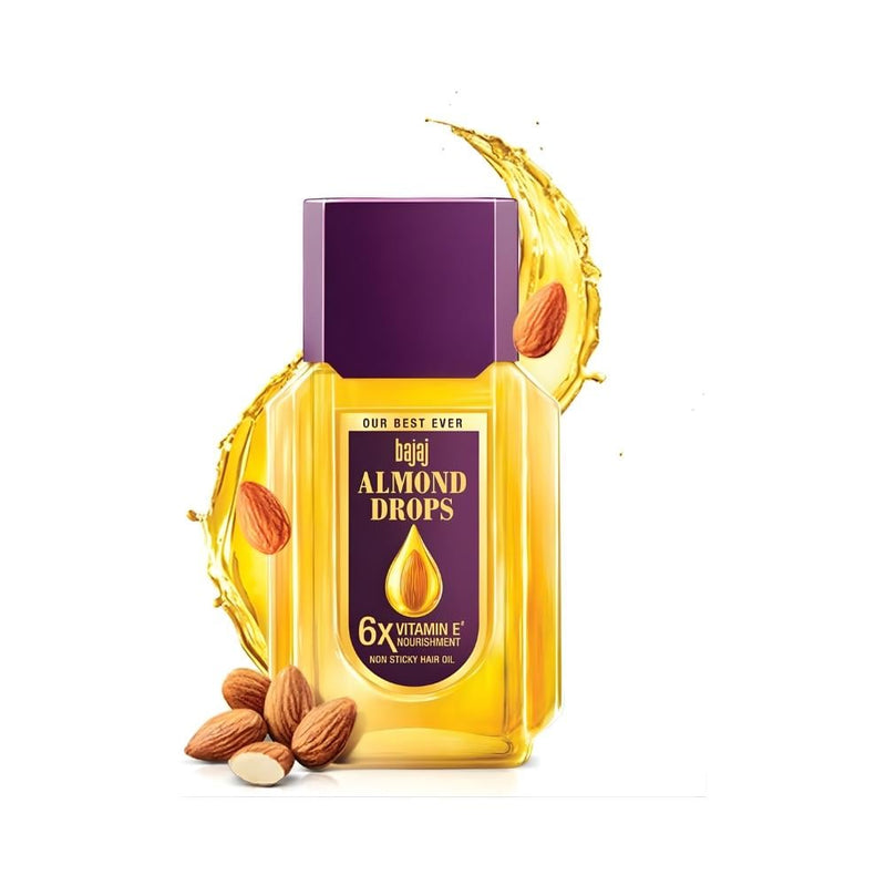 Bajaj Almond Drops Hair Oil Lightweight Strengthening Formula 50ml