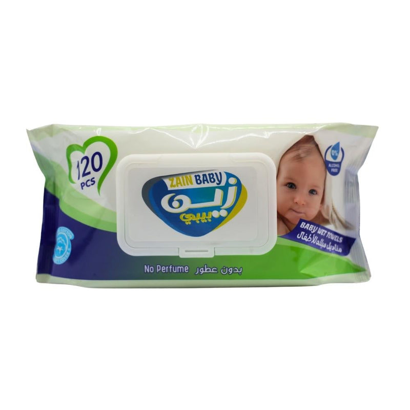 Zen Baby Unscented Baby Wipes, Fragrance-Free, Sensitive Skin, 120 Count