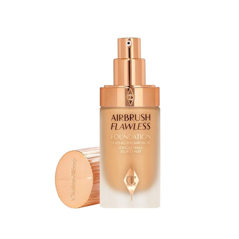 Charlotte Tilbury Airbrush Flawless Foundation, Matte, Full Coverage, 8 Warm