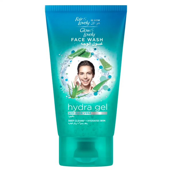 Hydrating Aloe Vera Gel Face Wash for Blemish-Prone Skin - Glow & Lovely 150ml