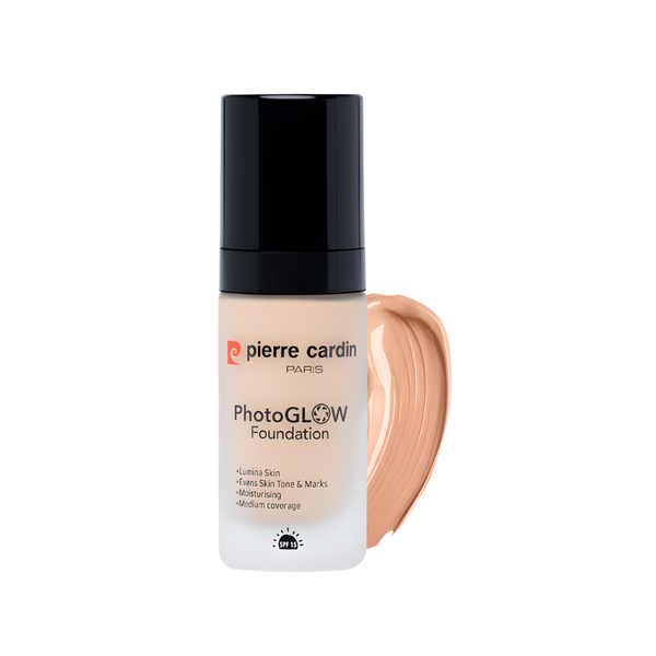 Pierre Cardin Photo Glow Foundation, Medium Coverage, Natural Beige 902