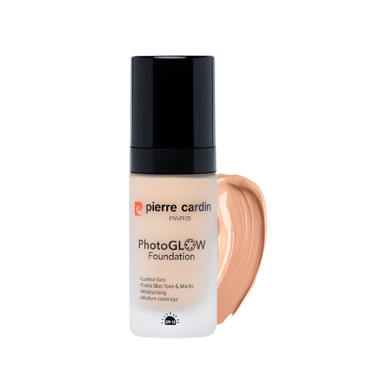 Pierre Cardin Photo Glow Foundation, Medium Coverage, Natural Beige 902