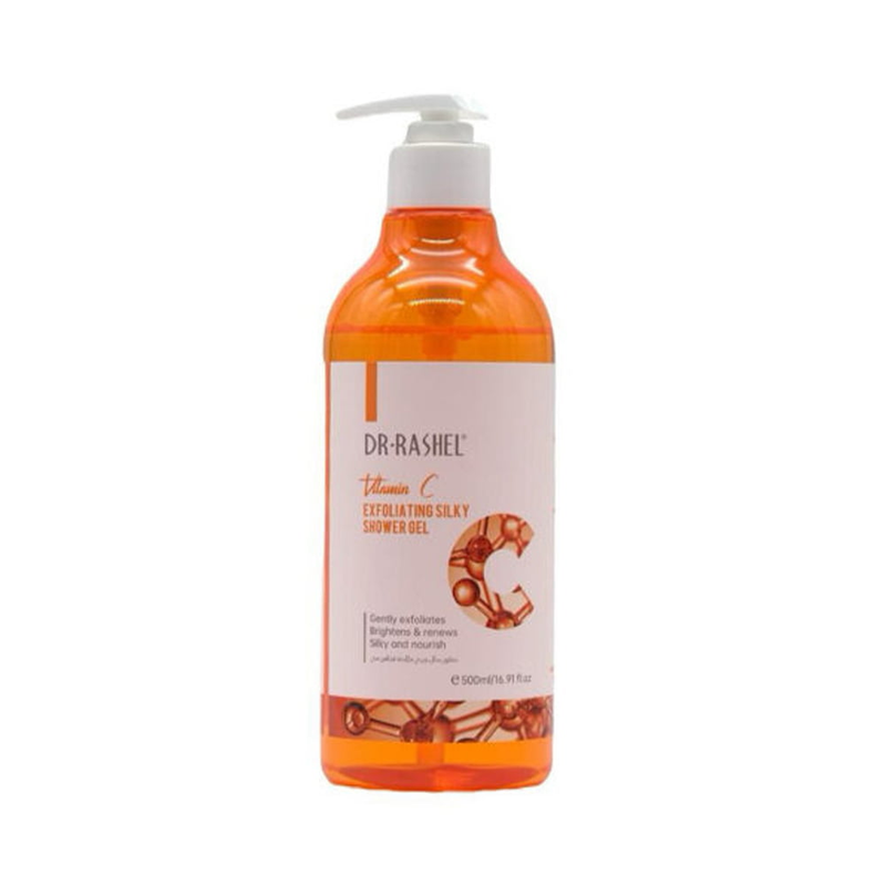 Best Shower Gel Exfoliating Silk Vitamin C Radiant Glow Dr. Rashel 500ml