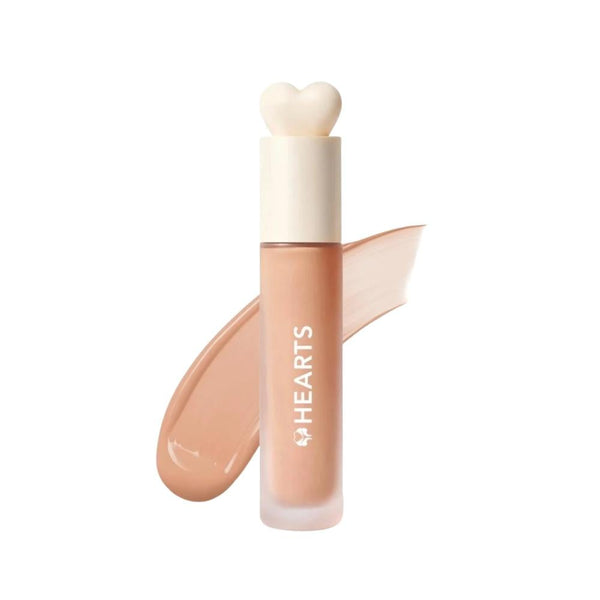 Hearts Concealer M4 Medium Deep, Buildable High Coverage, Long-Lasting