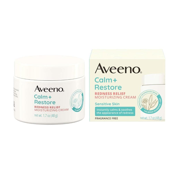Aveeno Calm + Restore Moisturizing Cream Vitamin B5 Ceramides 48g
