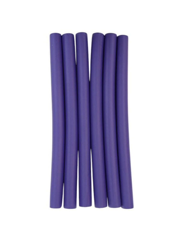 Salon System Sponge Hair Rollers - 6 Piece Random Color