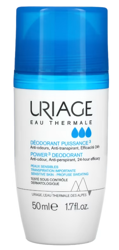Deodorant For Heavy Sweating 48 Hour Protection Uriage Power 3 50ml