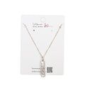Necklace That Does Not Tarnish Gold Pendant Model C-107