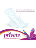 Best Feminine Pads Night Size with Wings Organic Cotton Private 48 Pads