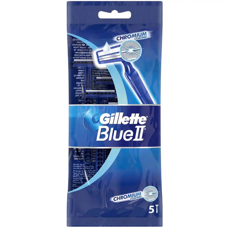 Top Rated Disposable Razor Blue 2 Chromium 5Pcs