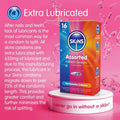 Skins Assorted Condoms Premium Variety Pack 16 Condoms