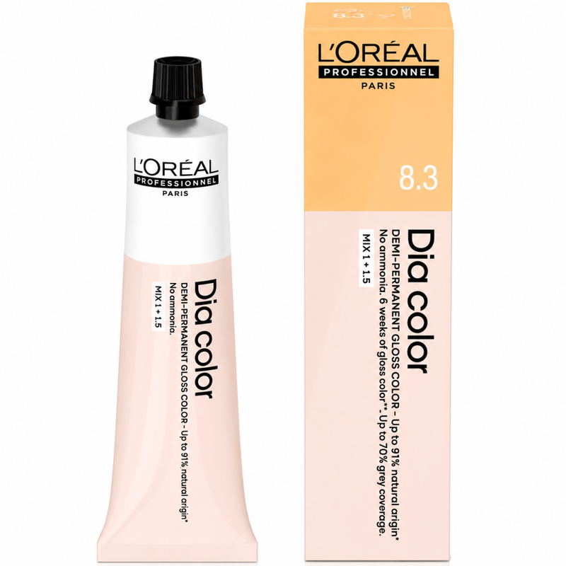 Blonde Hair Dye Ammonia Free Gloss Light Golden Blonde L'Oreal Professionnel 60m