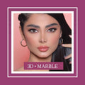 Monthly Colored Contact Lenses Marble Pattern Cosmetic Beauty 3D Colors 1 Pair