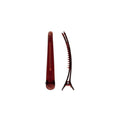 Titania Large Hair Clips Brown 2 Pieces