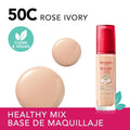 Bourjois Healthy Mix Foundation, Medium Coverage, Vitamin C, 50C Rose Ivory