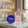 Hand Care Set - Cosmo Cream & Johnson's Baby Oil - 400ml & 200ml
