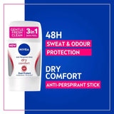Nivea Dry Comfort Deodorant Stick 48 Hour Protection Alcohol-Free 50ml