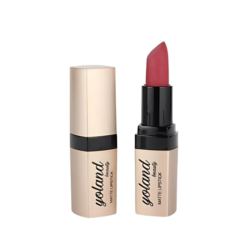 Long Lasting Matte Lipstick Creamy Formula Shade 28 Yoland Beauty 3.8g