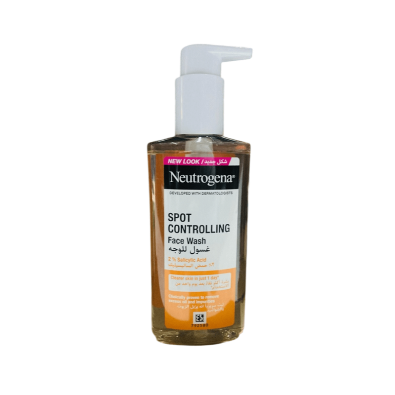 Neutrogena Spot Control Facial Wash for Oily Skin, 200ml