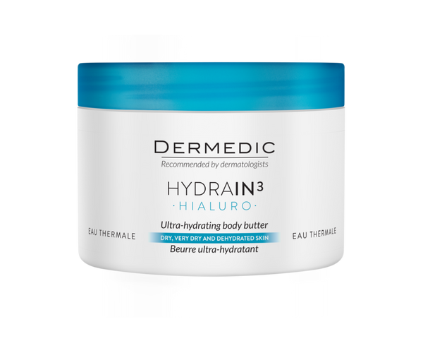Body Butter Cream Ultra Hydrating Hydrain3 Formula Dermedic 225ml