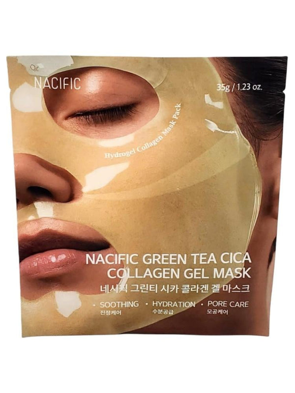 Nacific Green Tea & Cica Collagen Gel Mask - Soothing & Hydrating