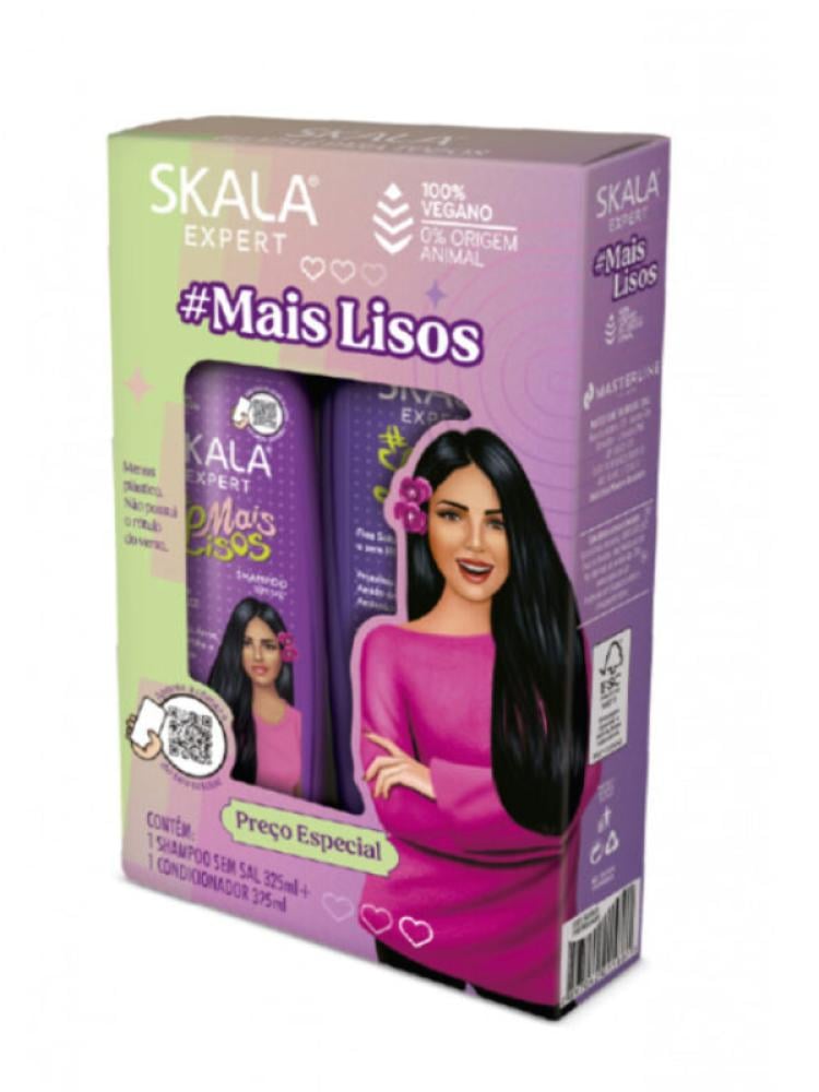 Scala Miss Lissos Shampoo & Conditioner Set - Straight Hair, Frizz Control, 2 x 325ml