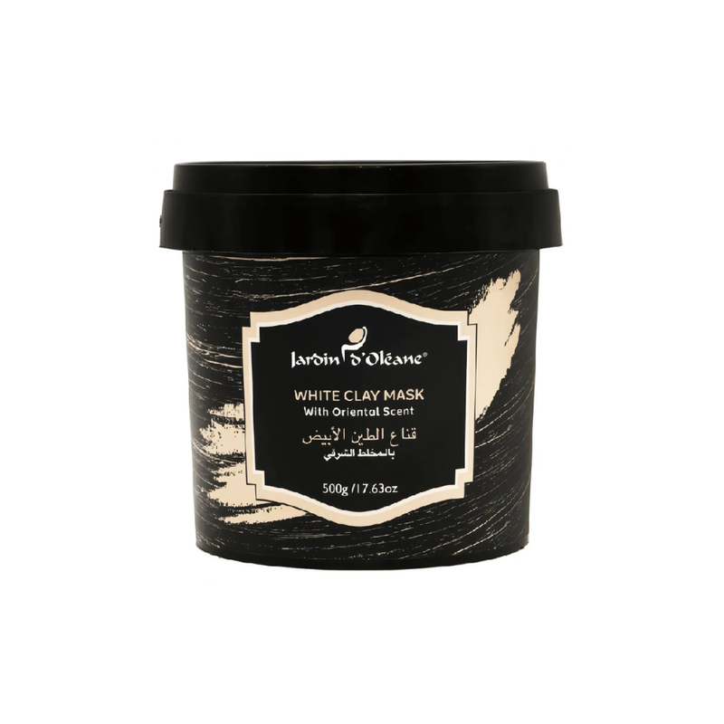 Deep Cleansing Clay Mask White Clay Mineral Blend Gardenia Olian 500g
