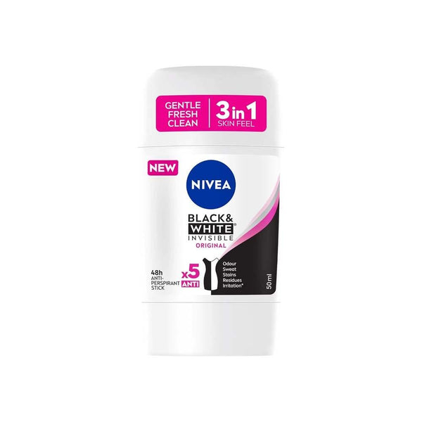 Invisible Deodorant Stick Original Anti-Stain Formula Nivea 50ml