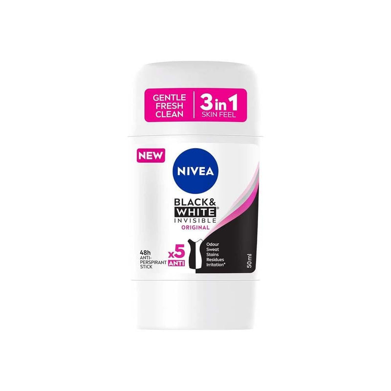 Invisible Deodorant Stick Original Anti-Stain Formula Nivea 50ml