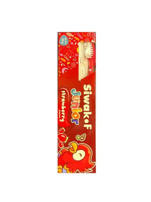 Strawberry Flavoured Toothpaste and Child-Friendly Toothbrush Set 50g