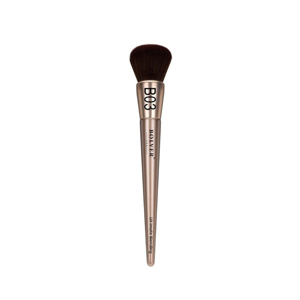Bolver Blending Brush B03 Rounded Makeup Brush for Liquid and Cream Foundation