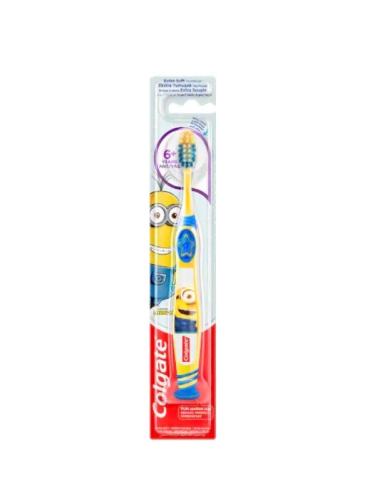 Kids Toothbrush Soft Bristles Minions Design Colgate 6+
