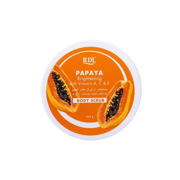 Best Body Exfoliating Scrub Papaya Extract Vitamins A C E RDL 500g