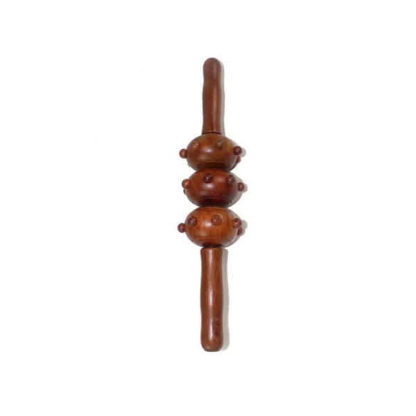 Wooden Massage Tool Muscle Relief Roller Spa System B121