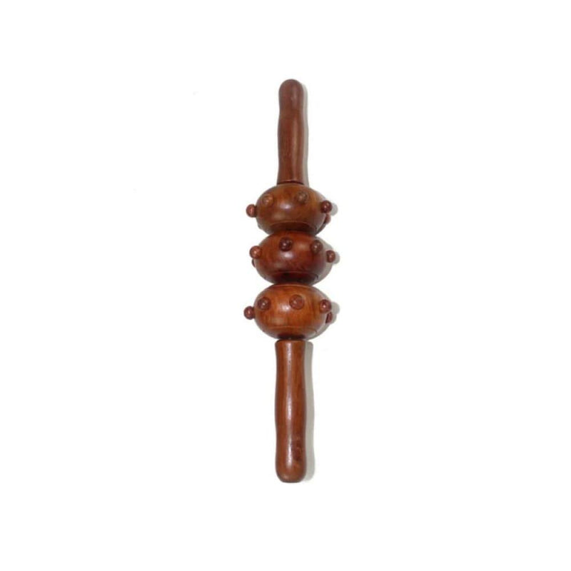 Wooden Massage Tool Muscle Relief Roller Spa System B121