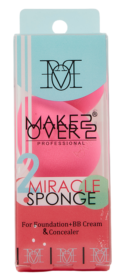 Make Over22 Miracle Sponge - Foundation, Concealer, Even Coverage - 2pcs