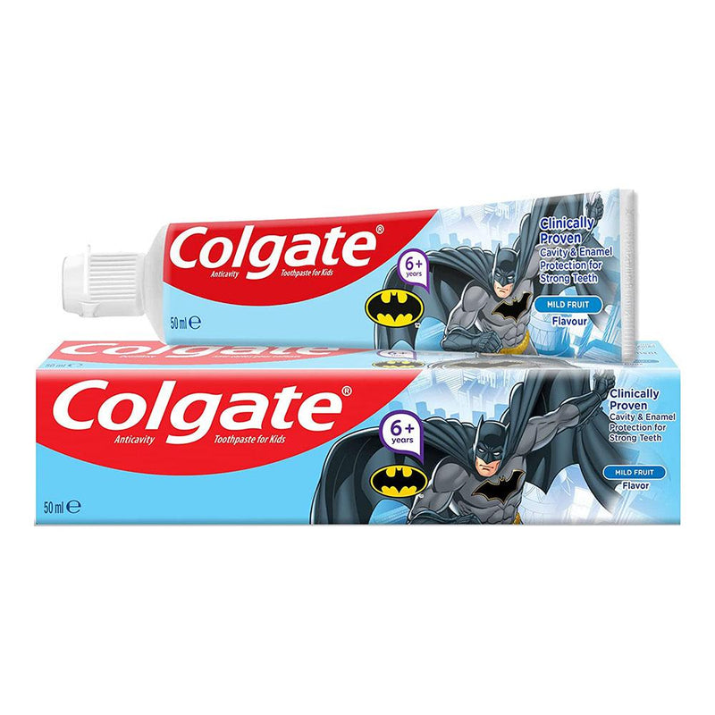 Colgate Mild Bubble Fruit Toothpaste Kids 6+ Batman 50ml