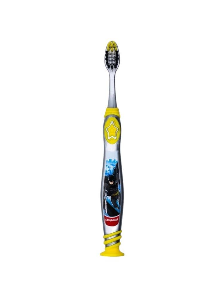 Kids Toothbrush Extra Soft Bristles Batman Design Colgate 6+ Years
