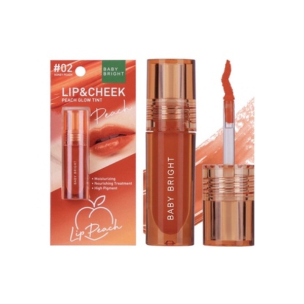 Baby Bright Matte Lip and Cheek Tint 02 Honey Peach